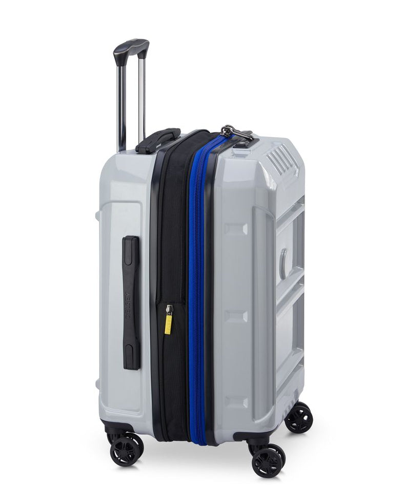 DELSEY REMART. TROLLEY CABINE EXTENSIBLE 4 ROUES DOUBLES 55CM