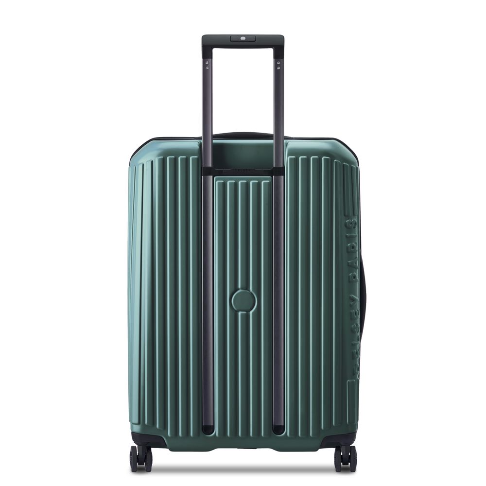 DELSEY SECURITIME. EXPANDABLE SUITCASE 4 DOUBLE WHEELS 65CM