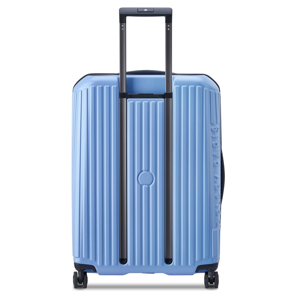 DELSEY SECURITIME. EXPANDABLE SUITCASE 4 DOUBLE WHEELS 65CM
