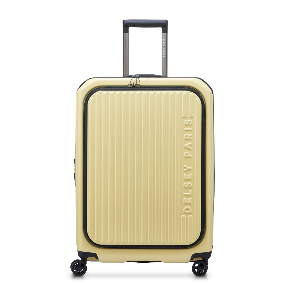DELSEY SECURITIME. EXPANDABLE SUITCASE 4 DOUBLE WHEELS 65CM