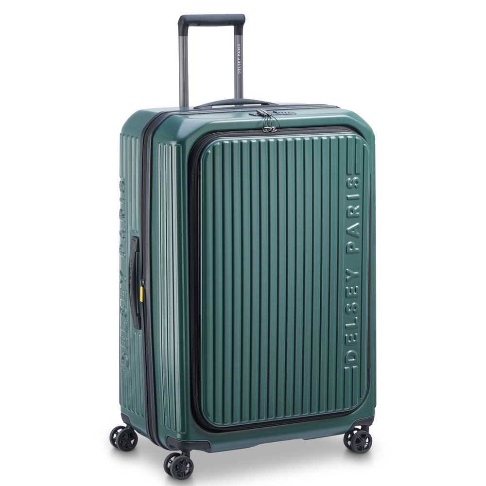 DELSEY SÉCURITÉ. VALISE EXTENSIBLE 4 ROUES DOUBLES 77CM