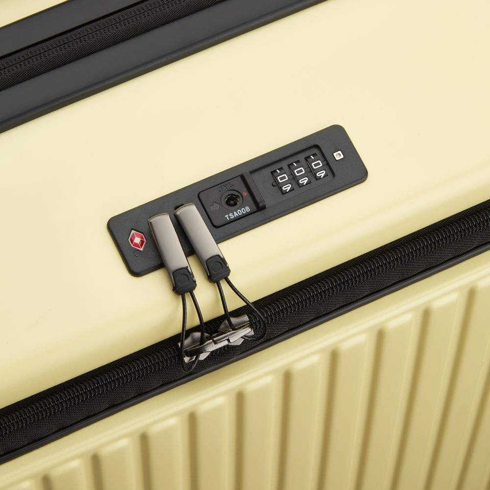 DELSEY SÉCURITÉ. VALISE EXTENSIBLE 4 ROUES DOUBLES 77CM