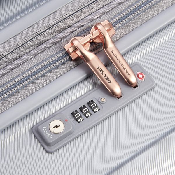 DELSEY SHADOW 5.0. TROLLEY ERWEITERBAR 4 DOPPELRÄDER 75CM