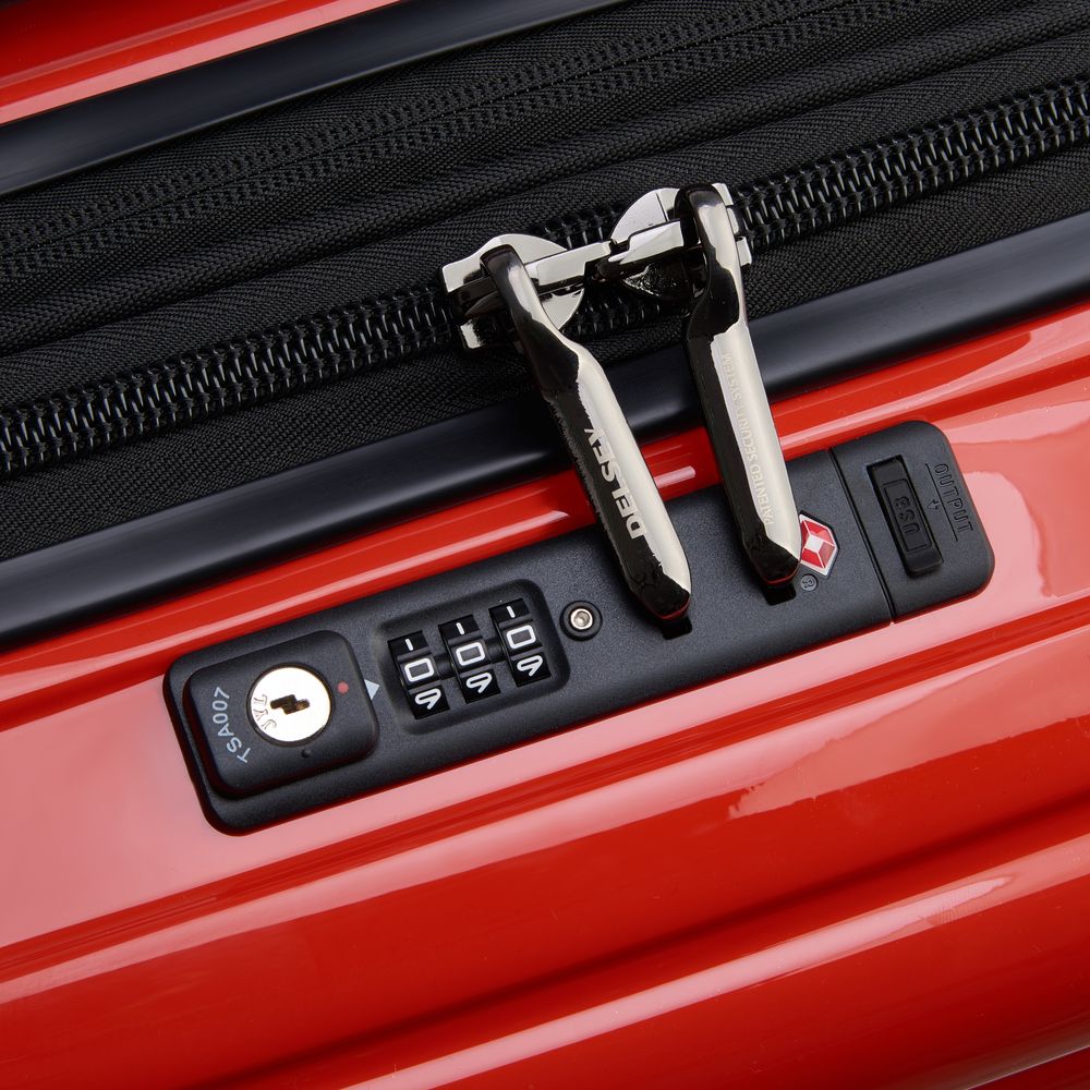 DELSEY SHADOW 5.0. TROLLEY EXPANDABLE CABIN 4 DOUBLE WHEELS 55CM