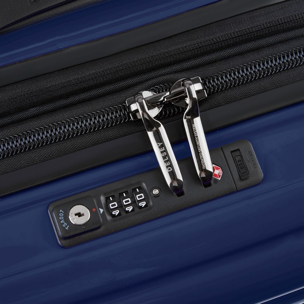 DELSEY SHADOW 5.0. TROLLEY EXPANDABLE CABIN 4 DOUBLE WHEELS 55CM