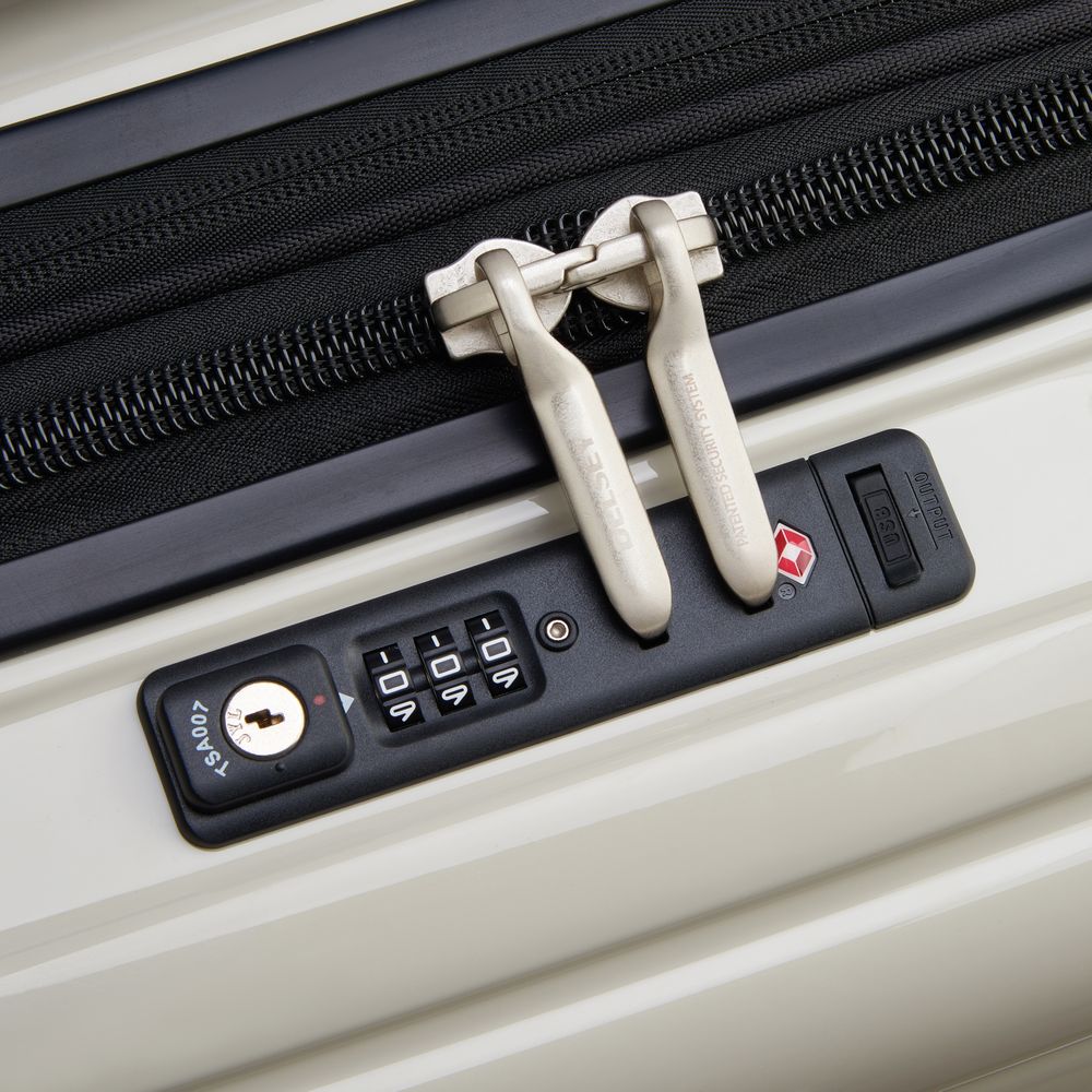 DELSEY SHADOW 5.0. TROLLEY EXPANDABLE CABIN 4 DOUBLE WHEELS 55CM