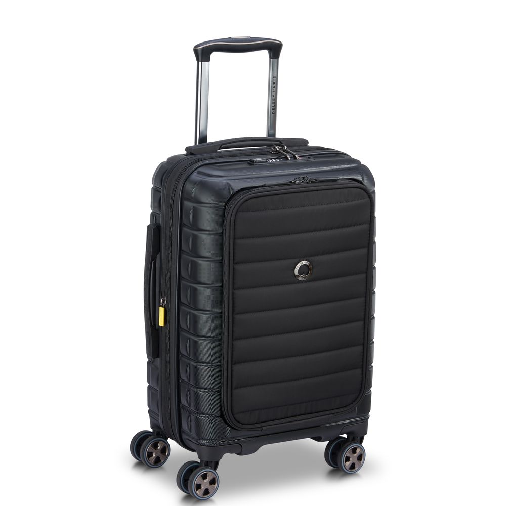 DELSEY SHADOW 5.0. TROLLEY CABINE EXTENSIBLE BUSINESS SOUPLE 4 ROUES DOUBLES 55CM