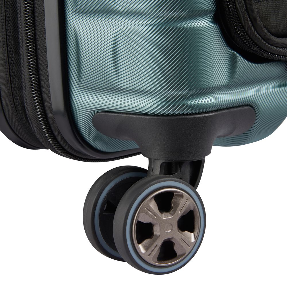 DELSEY SHADOW 5.0. TROLLEY CABINE EXTENSIBLE BUSINESS SOUPLE 4 ROUES DOUBLES 55CM