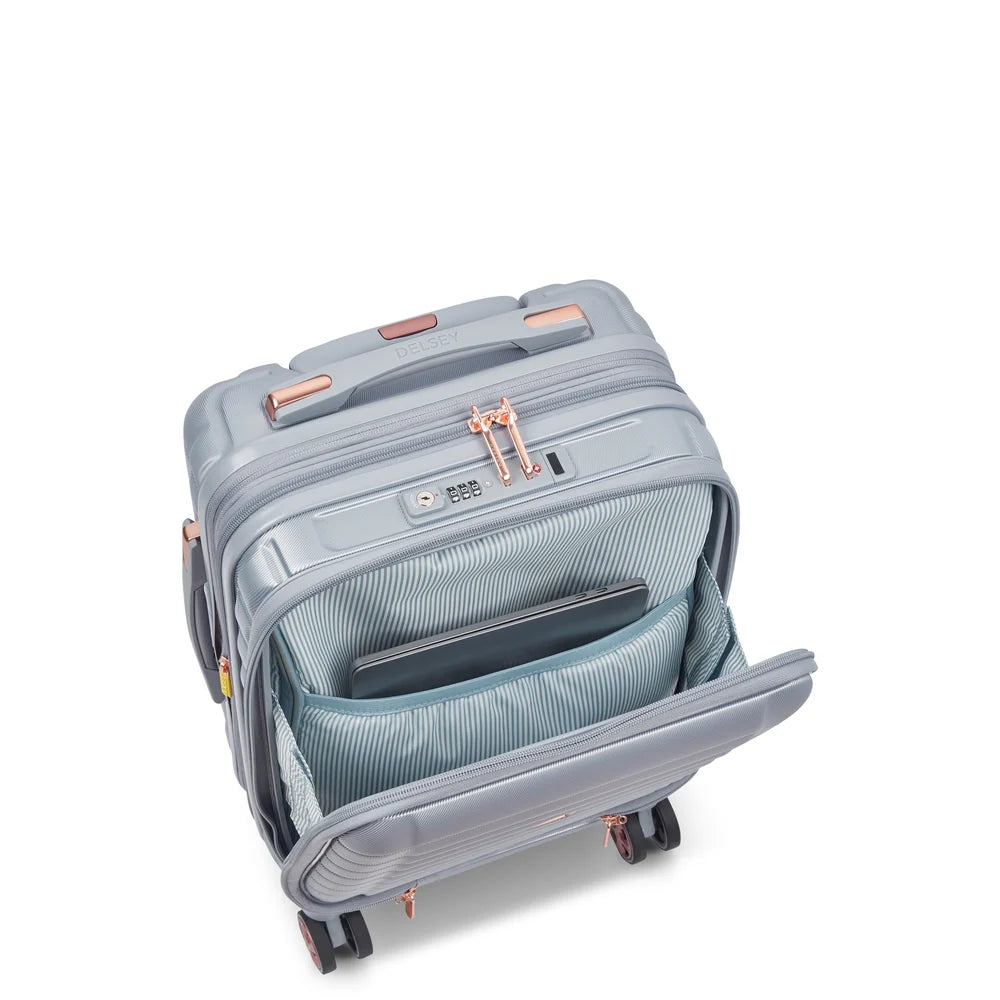 DELSEY SHADOW 5.0 TROLLEY ERWEITERBARE KABINE BUSINESS SCHWER 55CM