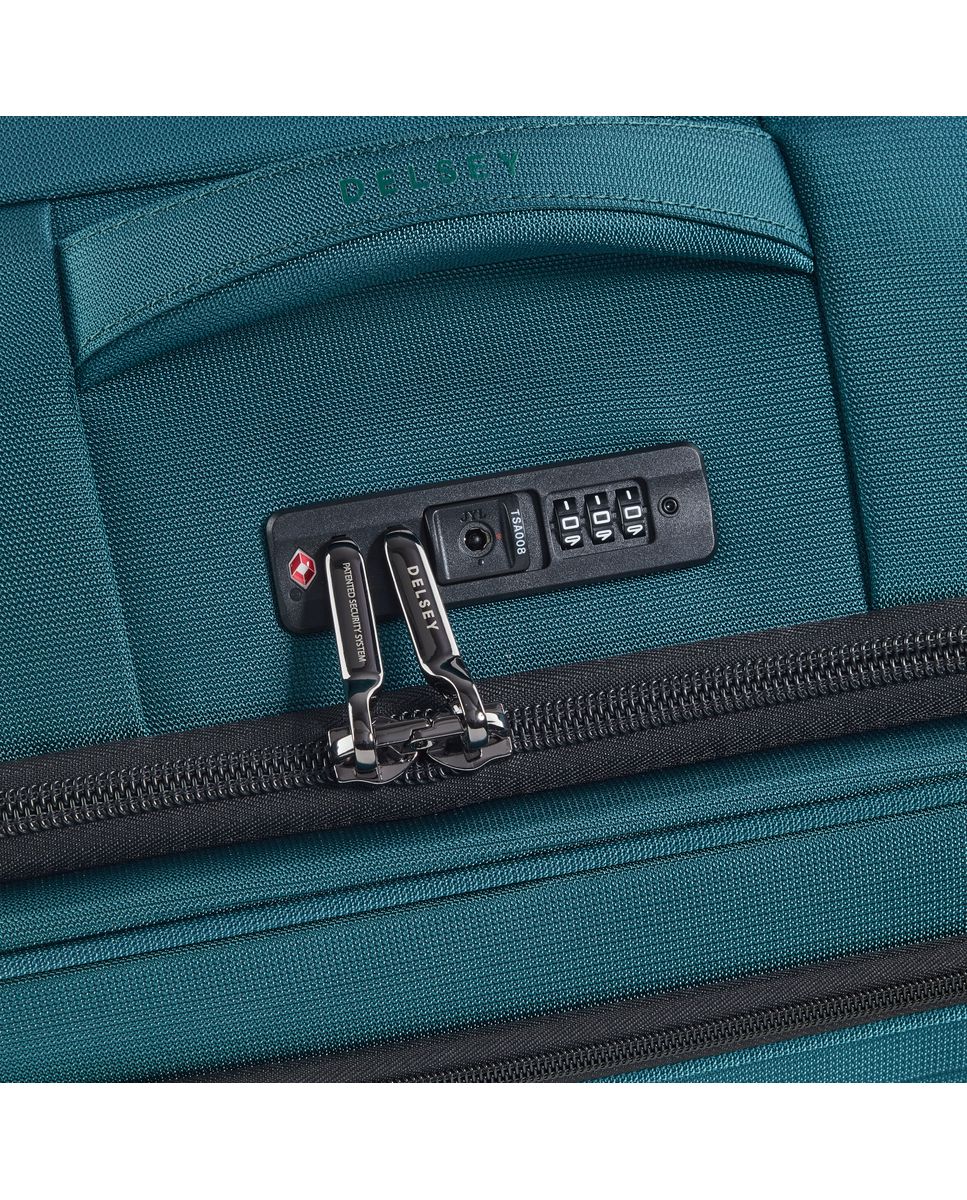 DELSEY OMBRE DLX. TROLLEY EXTENSIBLE 4 ROUES DOUBLES 76CM