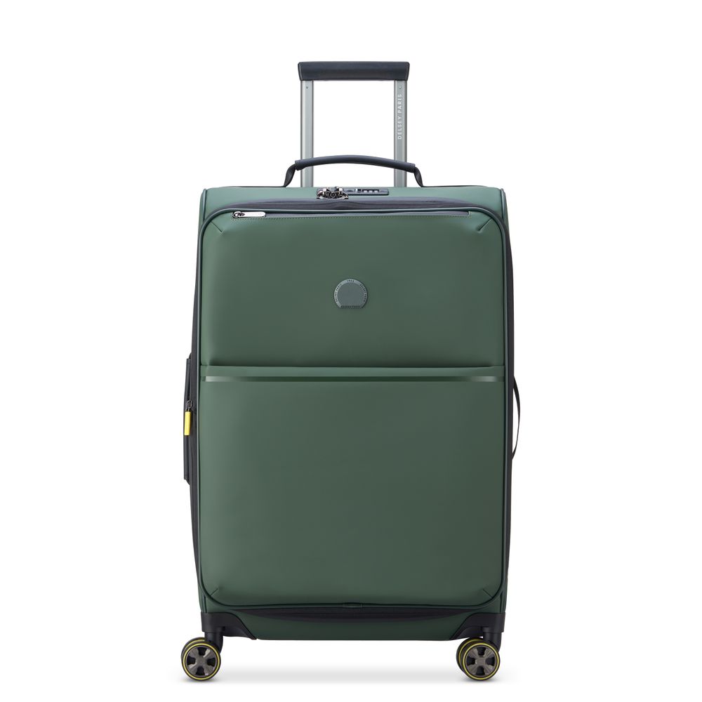 DELSEY TURENNE DOUX. TROLLEY CABINE EXTENSIBLE 4 ROUES DOUBLES 66CM