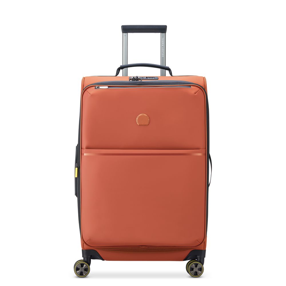 DELSEY TURENNE DOUX. TROLLEY CABINE EXTENSIBLE 4 ROUES DOUBLES 66CM