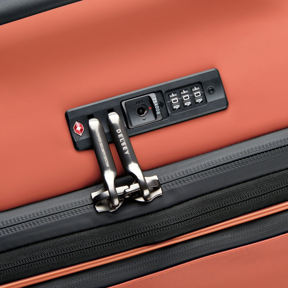DELSEY TURENNE DOUX. TROLLEY CABINE EXTENSIBLE 4 ROUES DOUBLES 66CM