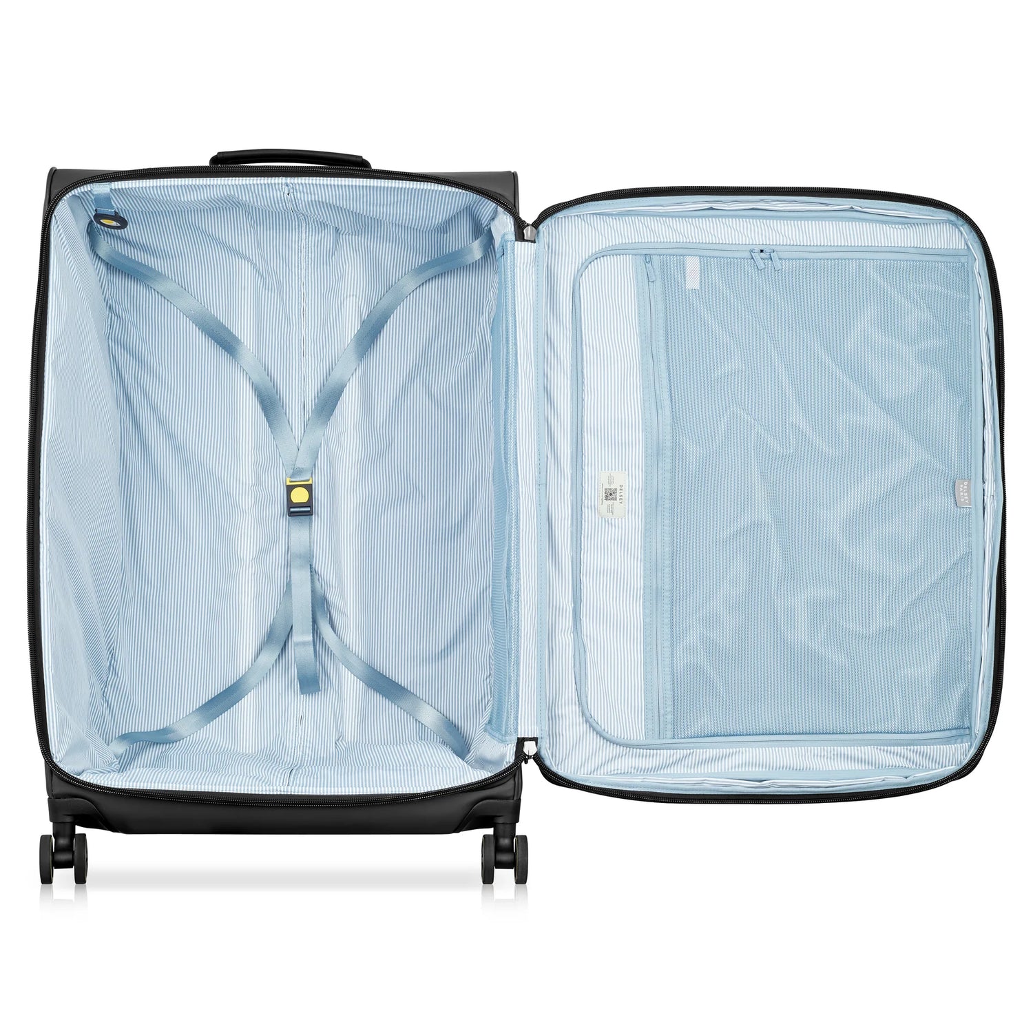 DELSEY TURENNE SOFT. TROLLEY EXPANDABLE CABIN 4 DOUBLE WHEELS 82CM