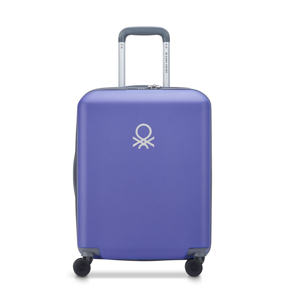 DELSEY UCB HARD SUITCASE TROLLEY SLIM 4 DOUBLE WHEELS 55 CM