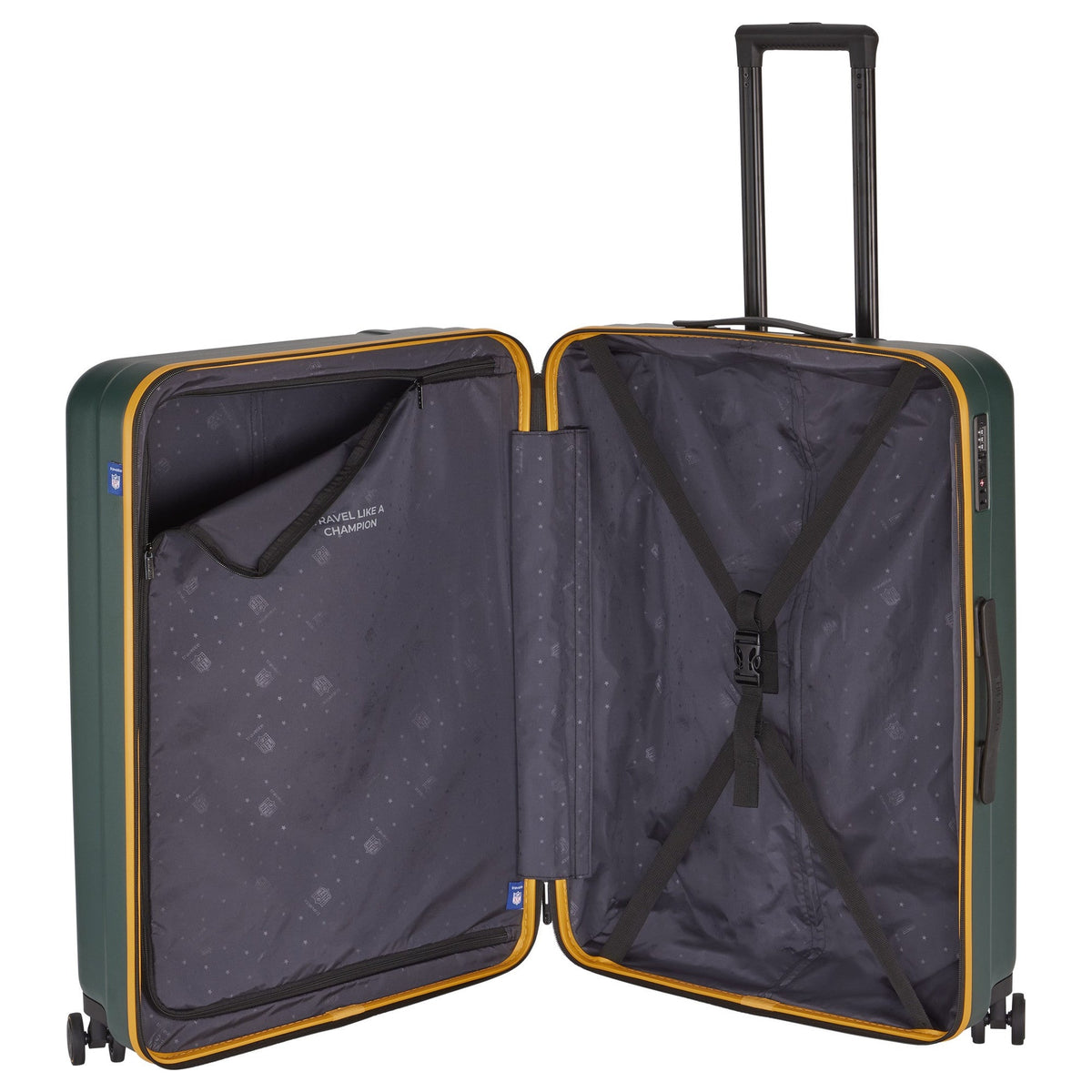 Travelite Nfl Large Suitcase 76Cm Green Bay Packers