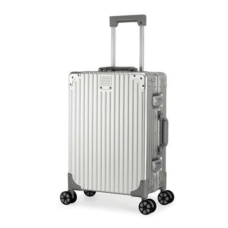 GUNDEL Valise de voyage en aluminium, argenté, Check-in, Valise GUNDEL Valise de voyage en aluminium, argenté, Check-in, Valise