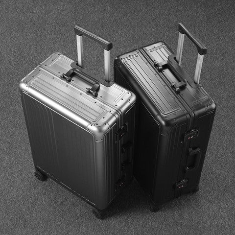 GREENWICH Kabinenkoffer 100% Aluminium TURIN GREY