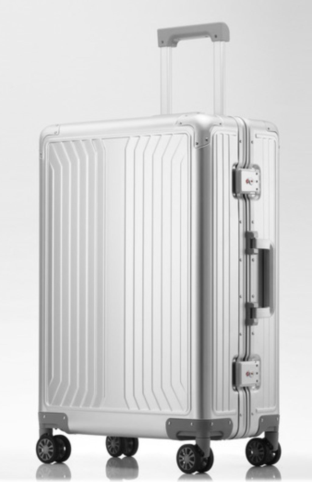 GREENWICH Kabinenkoffer 100% Aluminium TURIN GREY