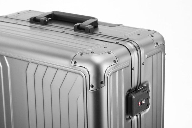 GREENWICH Kabinenkoffer 100% Aluminium TURIN GREY