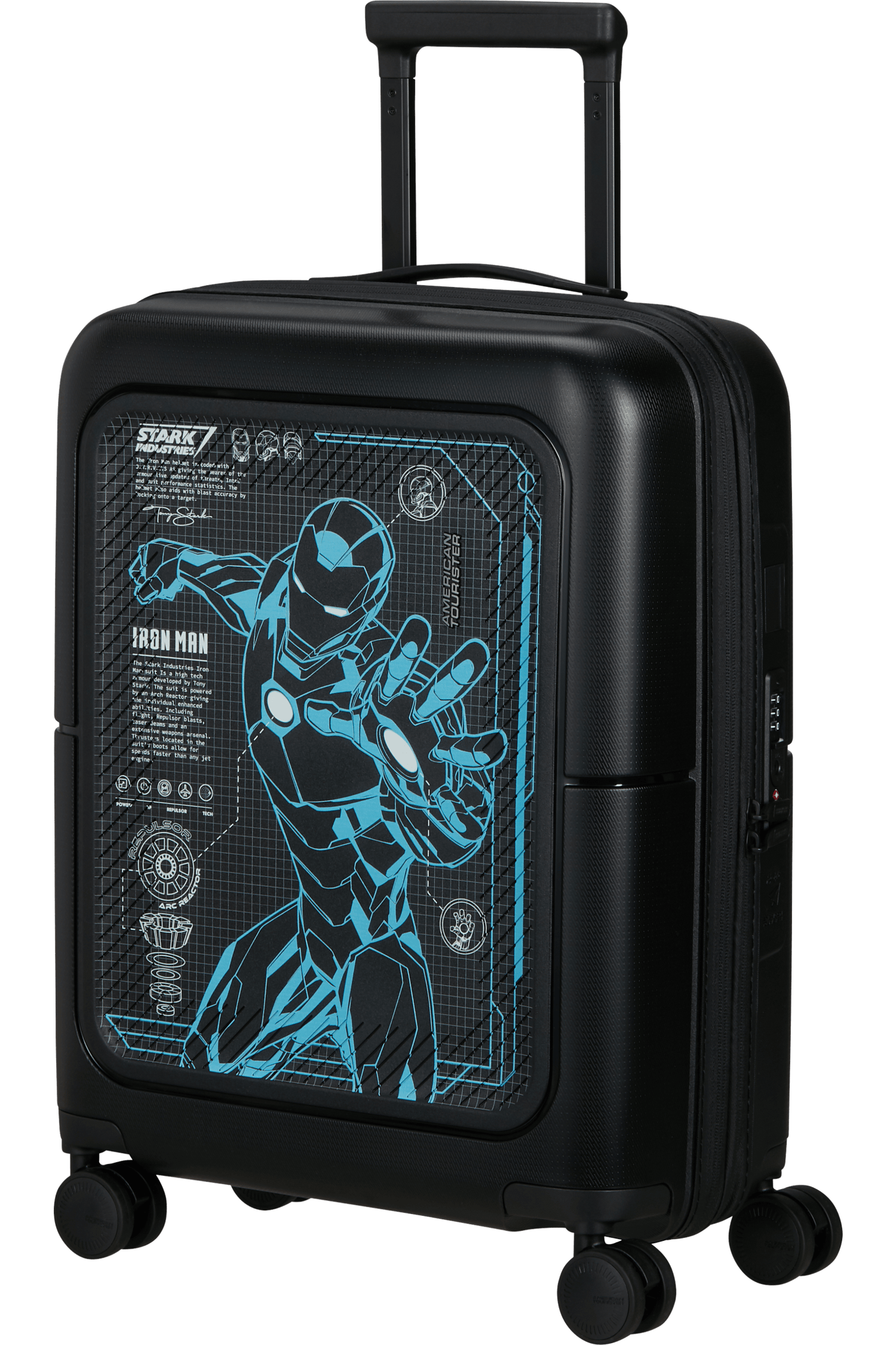 AMERICAN TOURISTER Valise cabine Extensible DASHPOP MARVEL - Iron Man