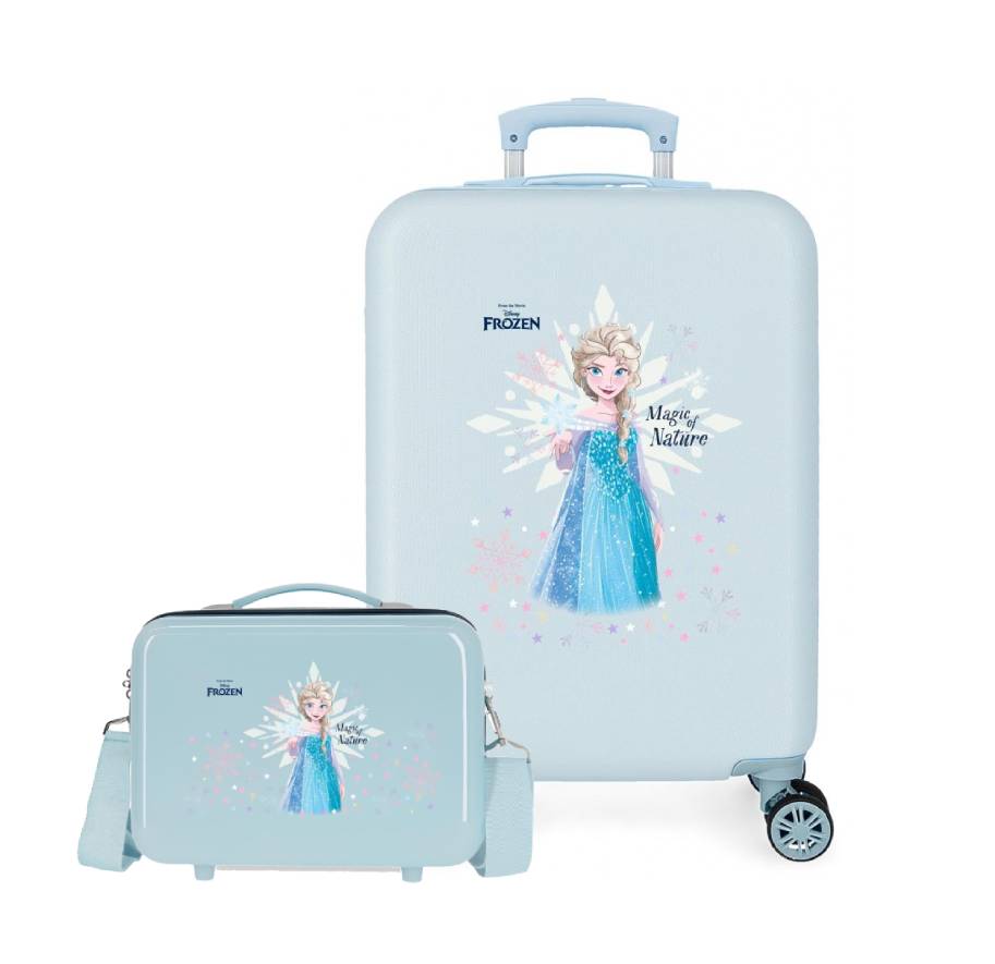 Pack Valise cabine + neceser FROZEN MAGIC ICE de DISNEY