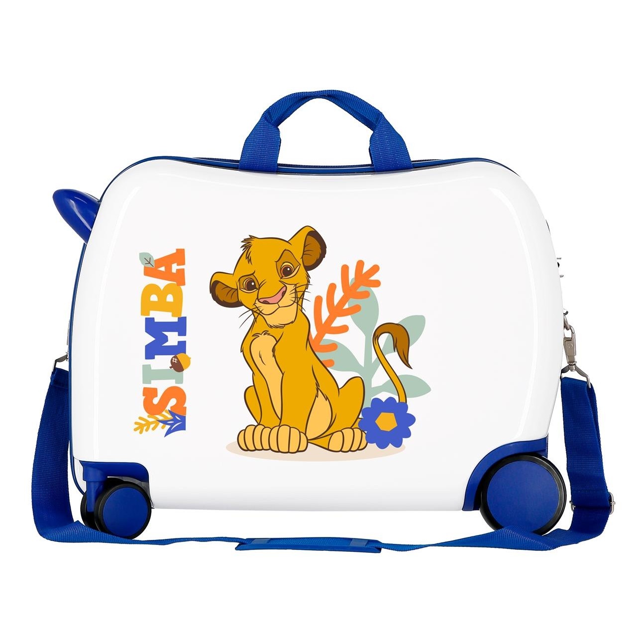 Kinderkoffer 4 multidirectionele wielen DISNEY SIMBA COLORS