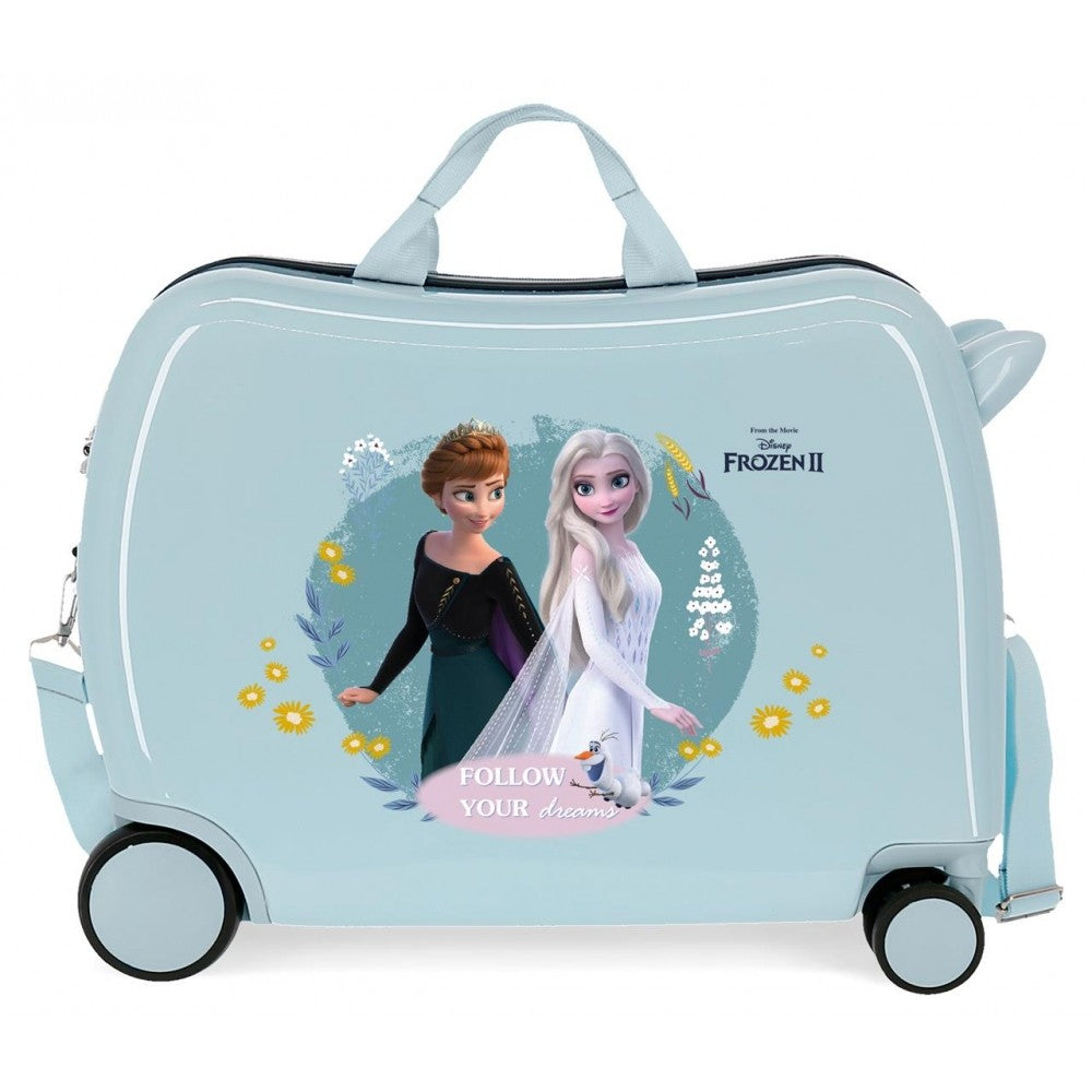 Kinderkoffer Frozen Follow your dreams mit 2 Multidar -Rädern