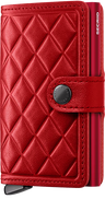 SECRID MINIWALLET+ EMBOSS DIAMOND RED