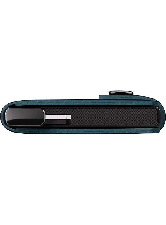 SECRID MINIWALLET+ EMBOSS LINES TEAL