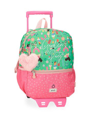 Adapt backpack. C/car 32cm.ENSO GARDEN PARTY