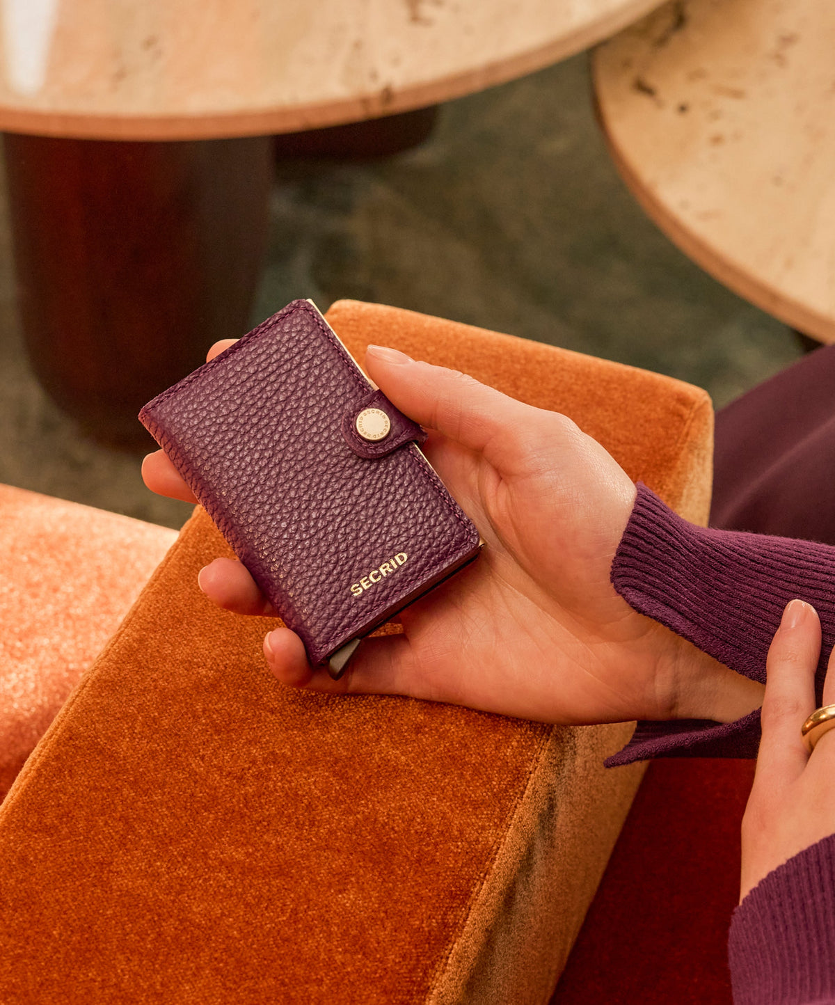 Secrid Miniwallet Pebble Grape