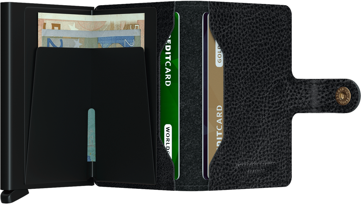 Secrid Miniwallet Veg Tanned Black-Black