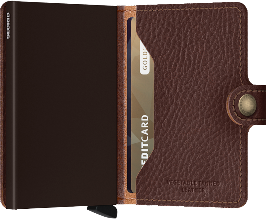 Secrid Miniwallet Veg Tanned Espresso-Braun