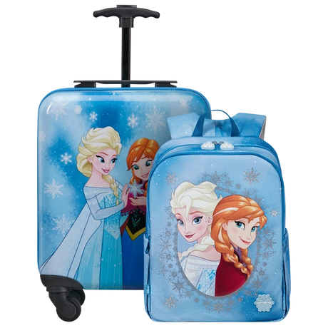 Set valise pour enfants 45cm + sac à dos Frozen RÊVE MAGIQUE DISNEY