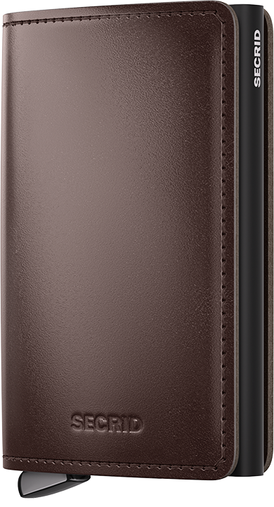Secrid Slim Wallet Dusk Tummanruskea
