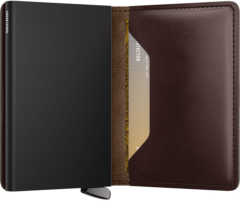 Secrid Slim Wallet Dusk Tummanruskea