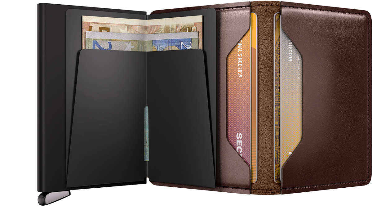 Secrid Slim Wallet Dusk Tummanruskea