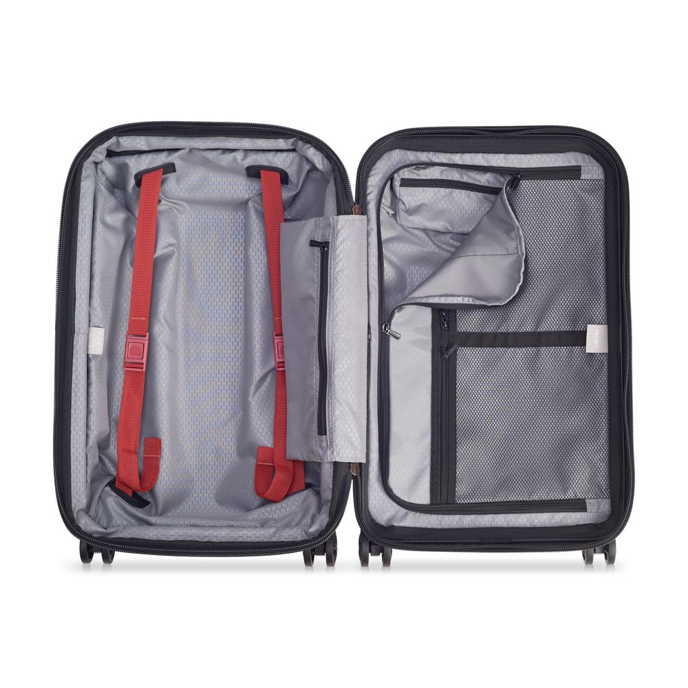 DELSEY Valise cabine ZIP RIGIDE DE SÉCURITÉ D'UNE CAPACITÉ DE 40,39 L - F1