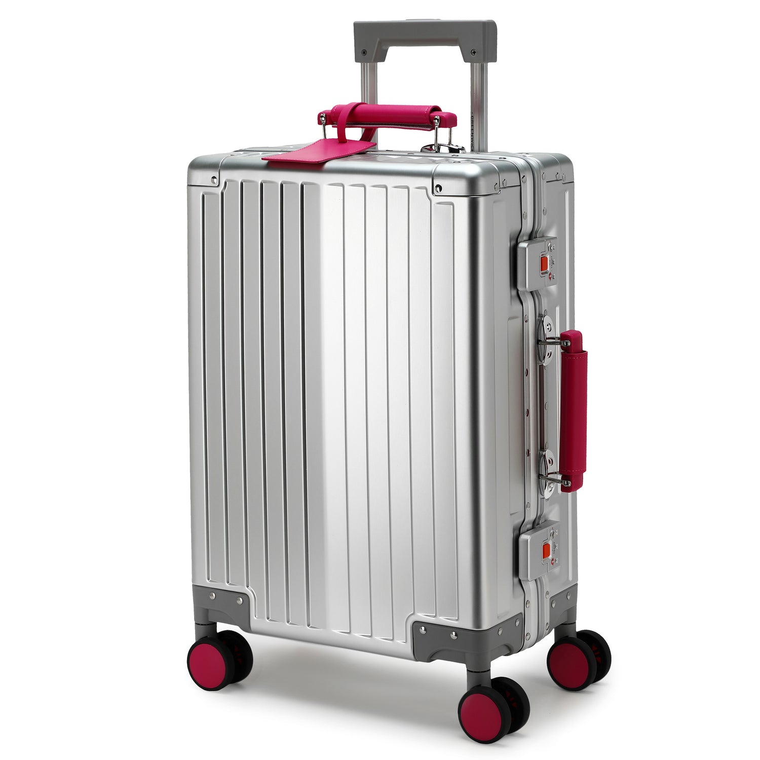 GREENWICH Maleta de cabina 100% Aluminio con ruedas desmontables NEW JERSEY