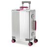 GREENWICH Valise cabine Aluminium avec poignée en cuir végétalien NEW JERSEY