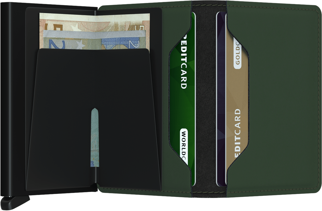 Secrid Slimwallet Matte Green-Black
