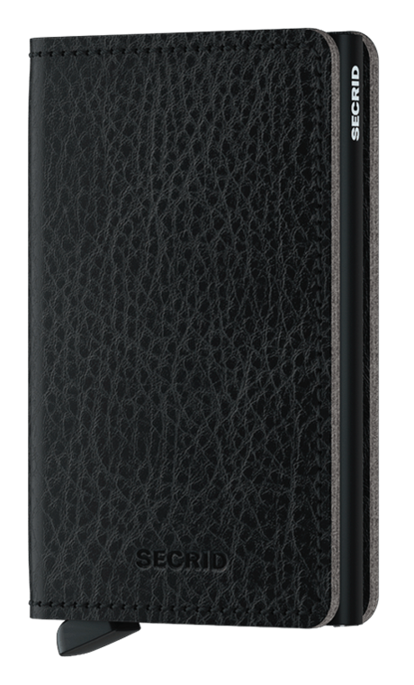 Secrid Slimwallet Veg Gelooid Black-Black
