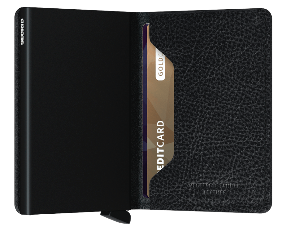 Secrid Slimwallet Veg Tanned Black-Black