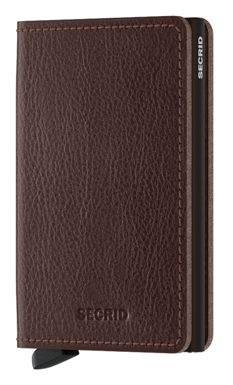 Secrid Slimwallet Veg Gelooid Espresso-Bruin