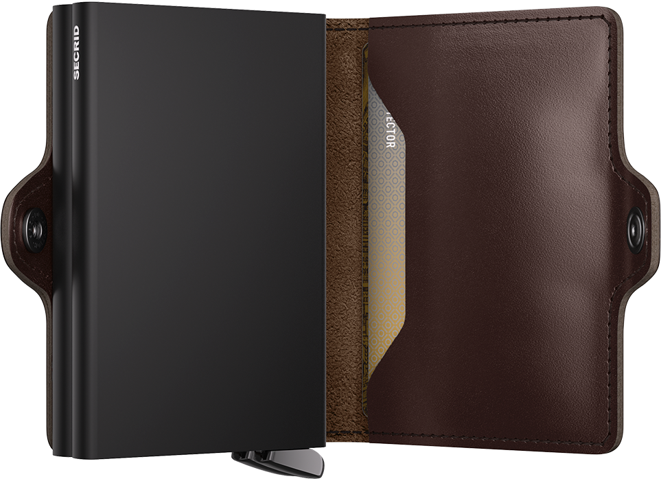 Secrid Twinwallet+ Dusk Tummanruskea