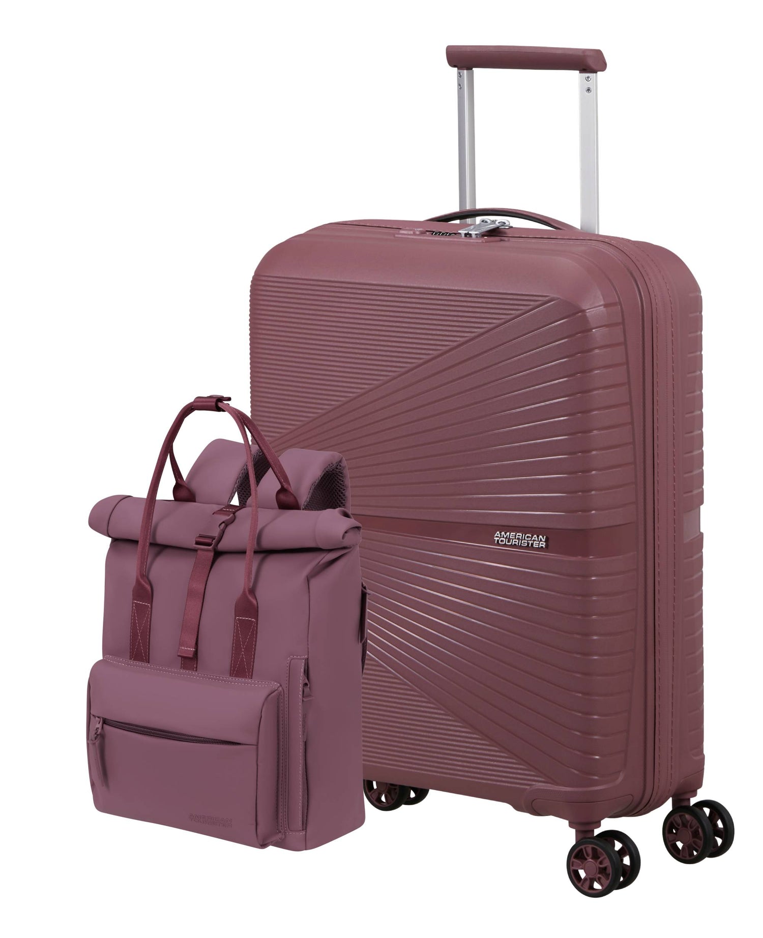 AMERICAN TOURISTER set maleta de cabina 55cm AIRCONIC + mochila 17L URBAN GROOVE