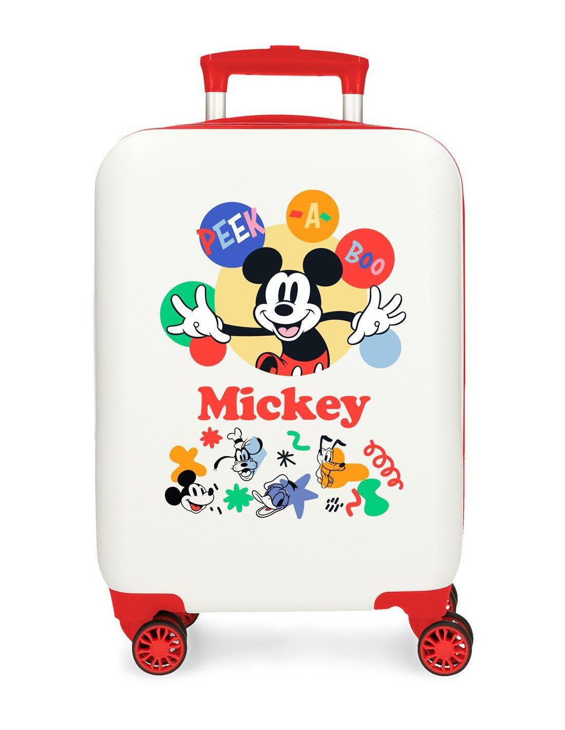 TROLLEY ABS 50 CM.4R MICKEY PEEK A BOO WIT