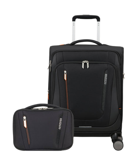 Pack neceser + Kabinenkoffer extensible WANDERLITE